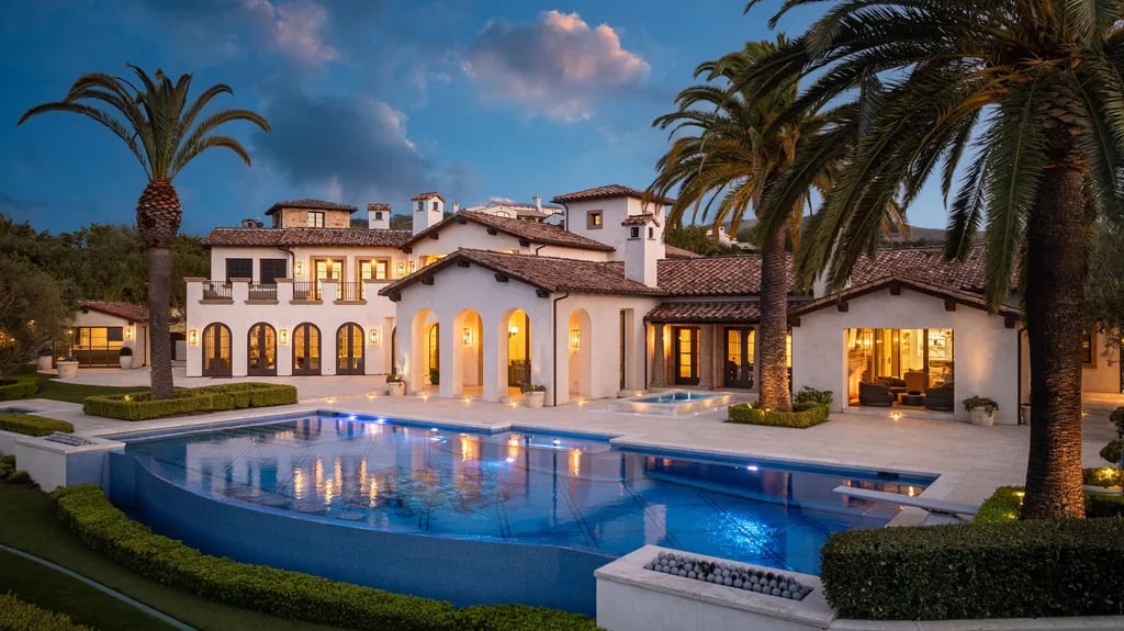 $38,500,000 Shady Canyon Estate in Irvine Blends Contemporary European Design With Nearly an Acre of Privacy