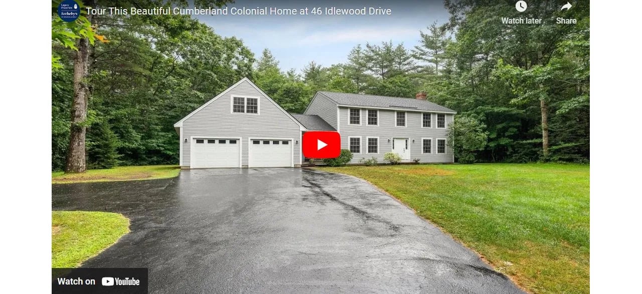 Video of The Week: Tour This Beautiful Cumberland Colonial Home at 46 Idlewood Drive