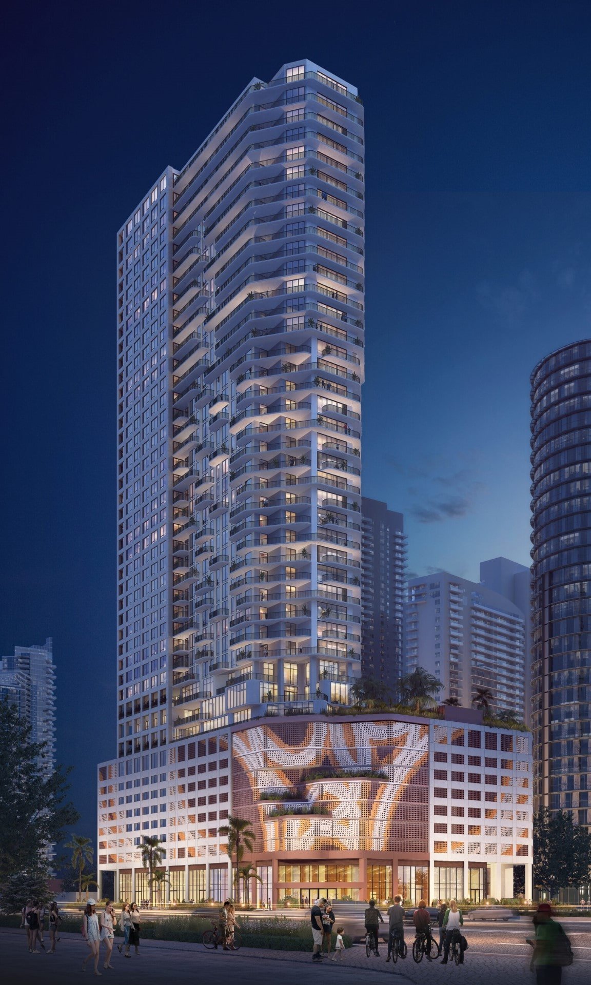 March 2025 - The initial permit has been granted for a proposed 544-unit residential tower in Edgewater