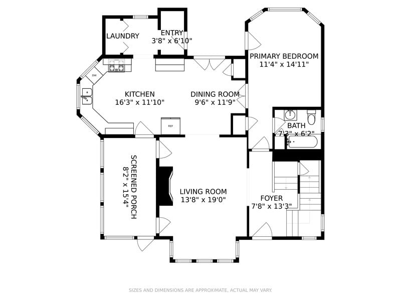 Charming Forest Beach Cottage Home 