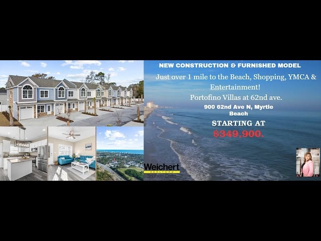 Enjoy Coastal Living in this New Construction Villas, about 1 Mile to the Beach and move in ready!