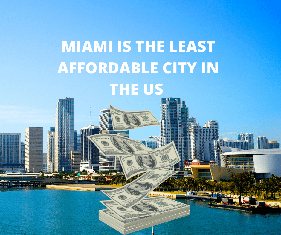 Miami is the Least Affordable City in the US