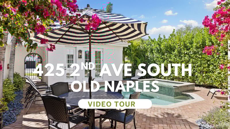 Private Cabana, Pool & Walk to Beach in Old Naples