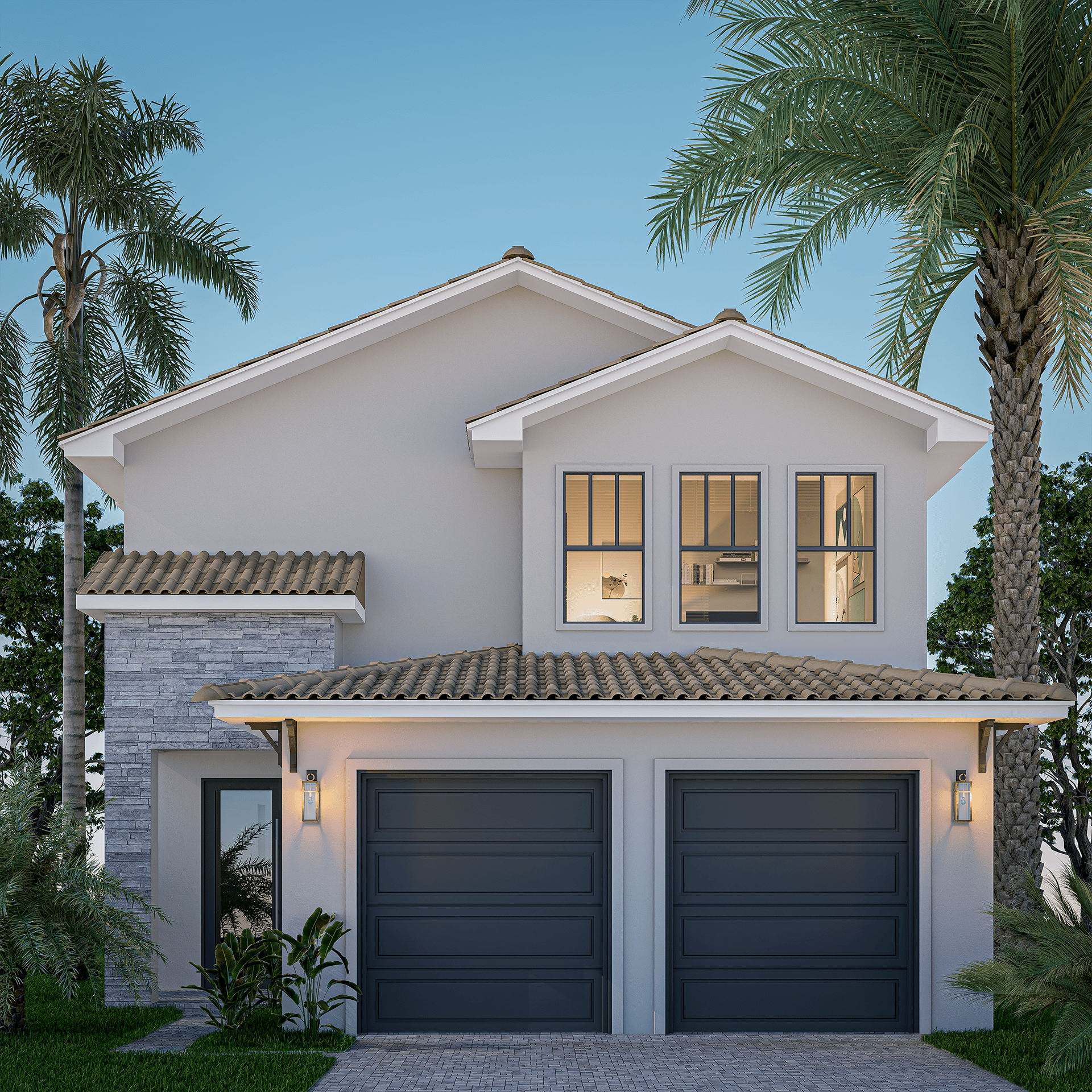 Model Amalfi - Elev. B - Lot 286W Golf
