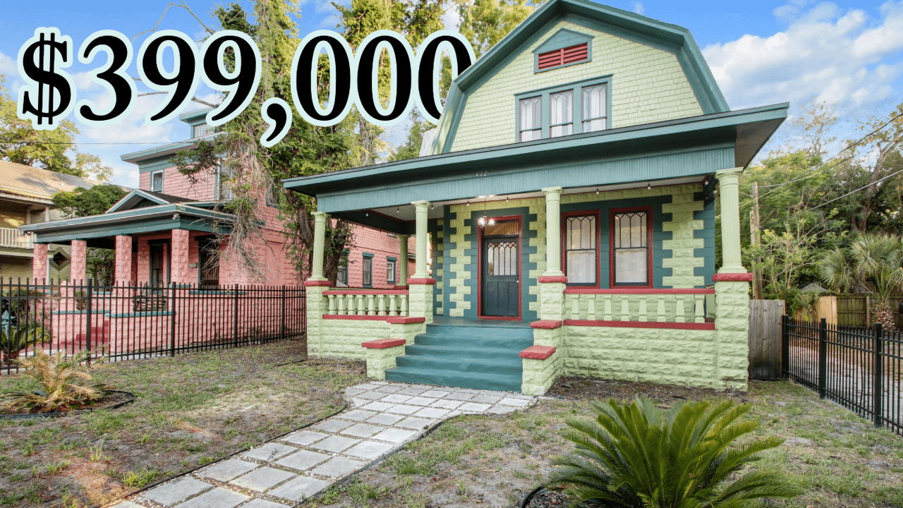 Affordable Luxury? See Inside This Oversized Lot Home in Historic Jacksonville for Just $399K!