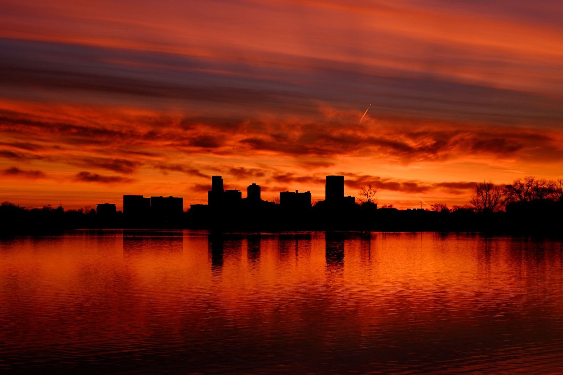 Sloan Lake Sunset Denver Living