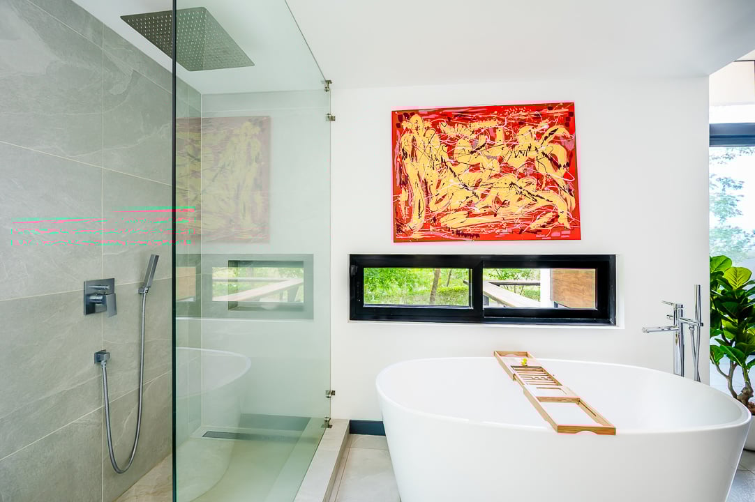 Casa Kalachuchi | Gorgeous Modern Jungle Oasis with Sunset Views in Gated Community