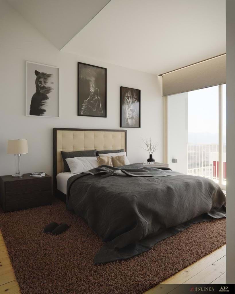 New 3-Bedroom Apartment in Monte Estoril – 185 sqm Total Area, Premium Finishes & Parking