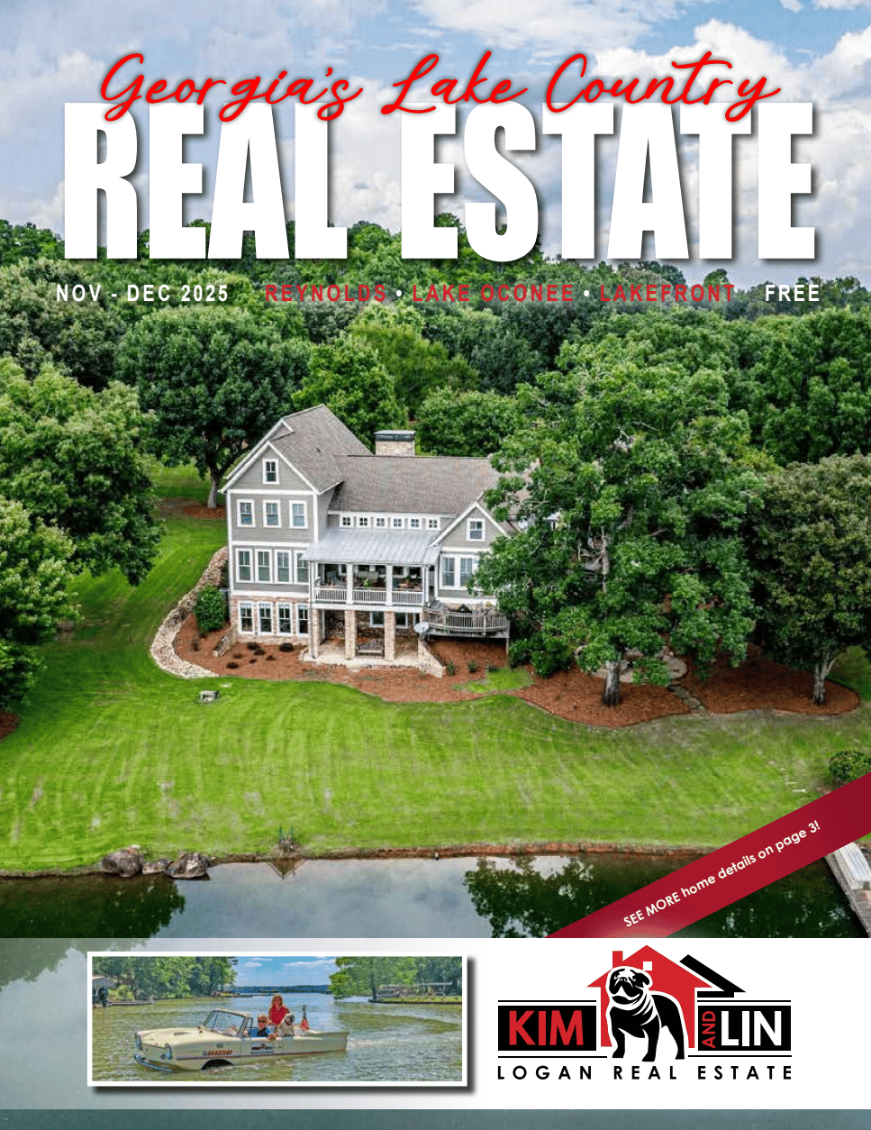 The NOV–DEC 2025 Issue of Georgia’s Lake Country Real Estate Magazine