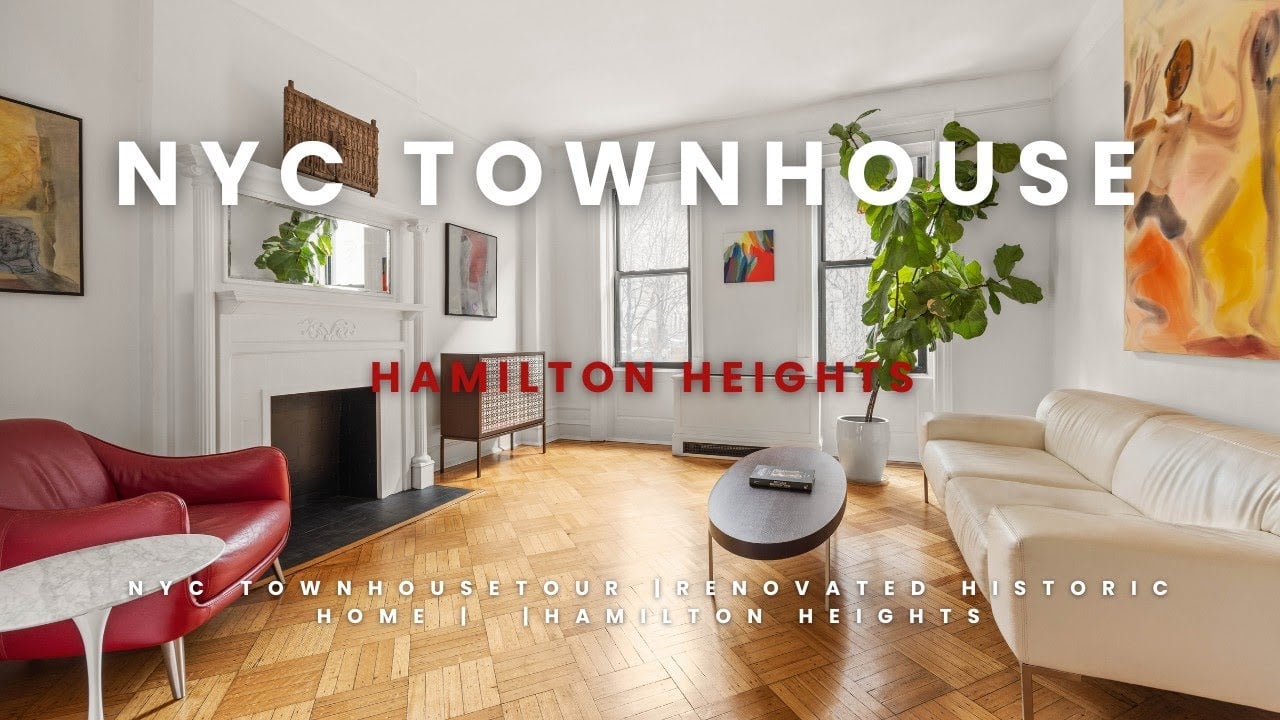 3686 Broadway - NYC Townhouse - 1899 Limestone Hamilton Heights Tour