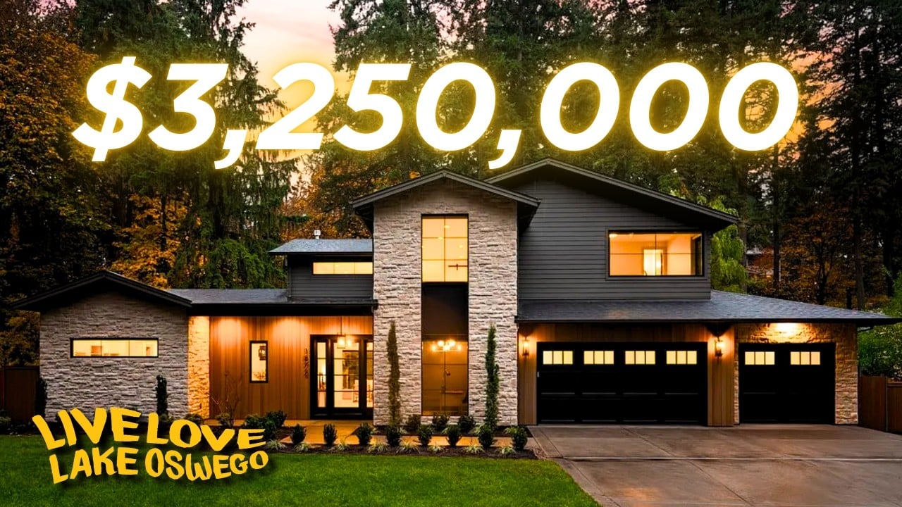 Inside a STUNNING $3.25M New Construction Renaissance Home in Lake Oswego, Oregon!