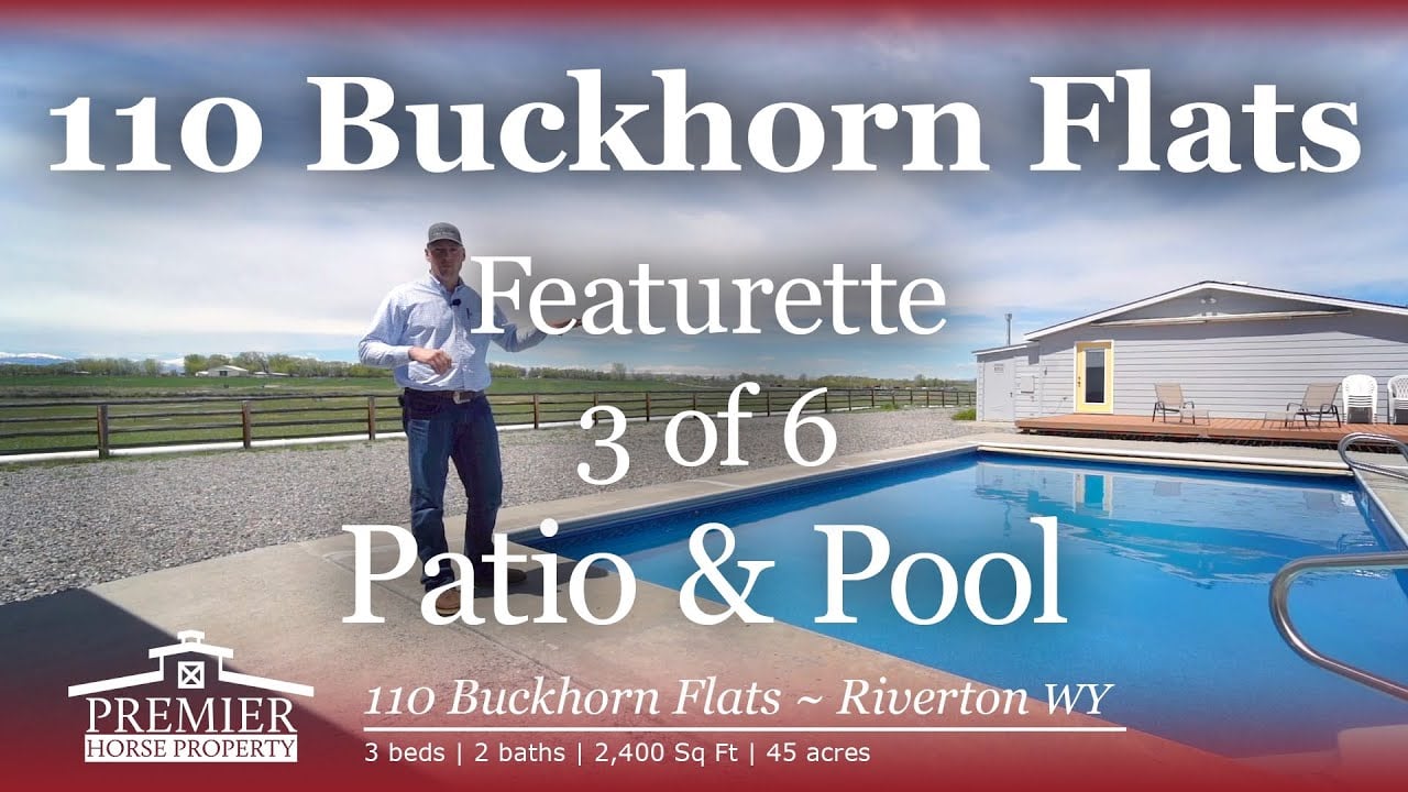 Pool & Patio - 110 Buckhorn Flats Riverton, WY