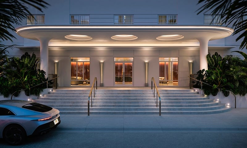 Shore Club Private Residences Entrance