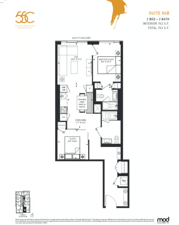 55 Charles St E Unit: 2604