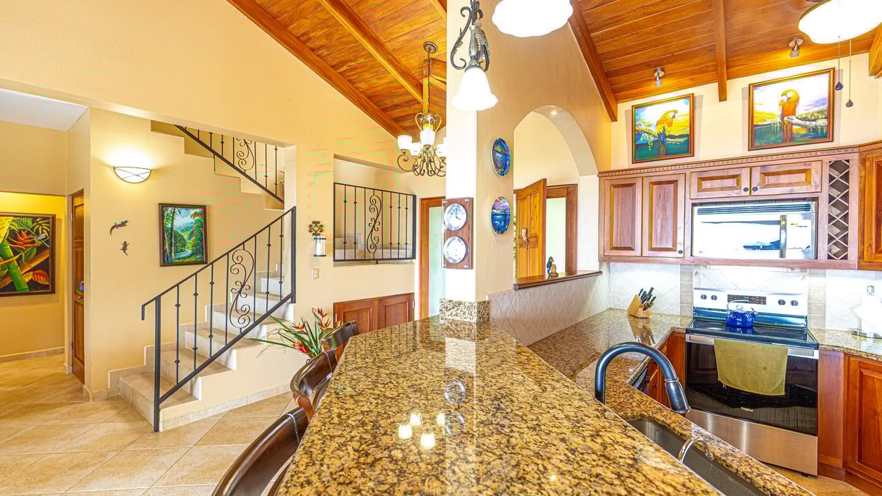 Private Luxury Villa with Whale Tail Ocean View Close to Downtown Uvita