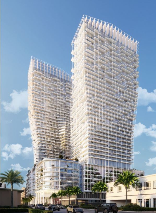 November 2024 | 775-Unit Fort Lauderdale Towers Featuring ‘Delicate Exoskeleton’ Design Proposed