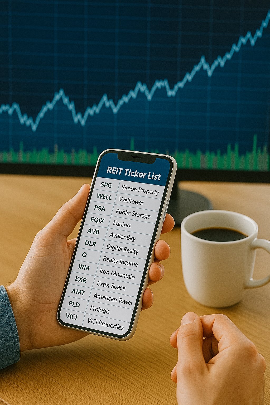 Investor researching Real Estate Investment Trusts online