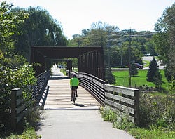 bike path walking path interurban trail