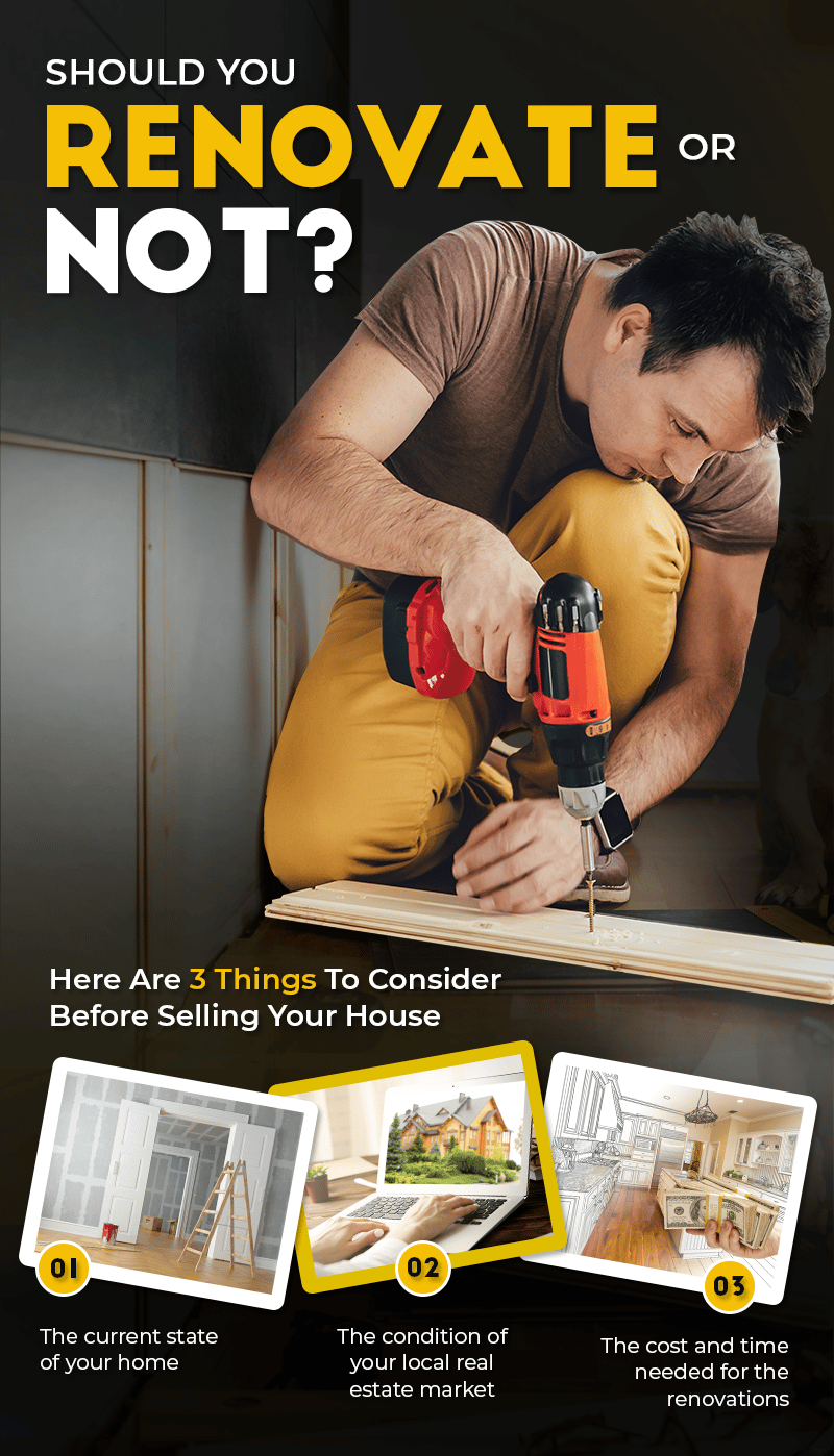 Should You Renovate or Not? Three considerations before selling your house.