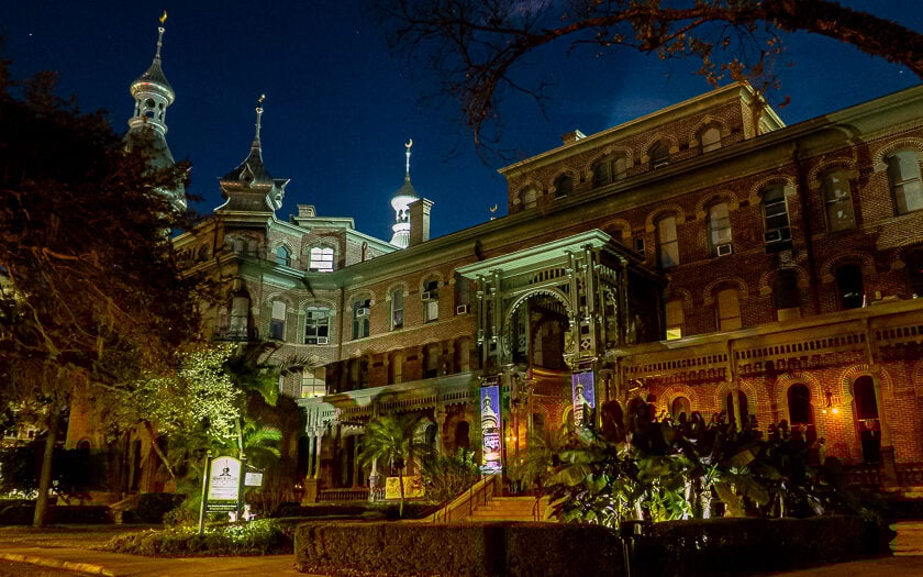 Moorish Revival architecture at Henry B. Plant Museum in Tampa Florida