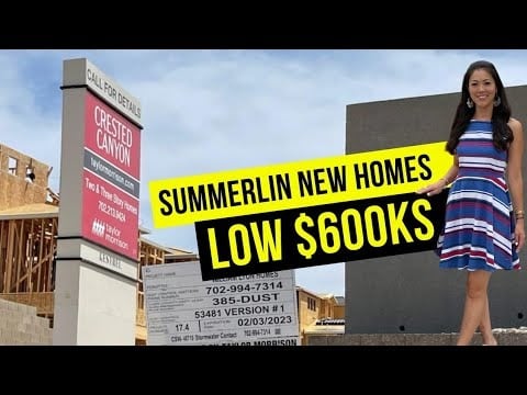 NEW Summerlin Homes from LOW $600K l CRESTED CANYON by Taylor Morrison l Kestrel l Summerlin West