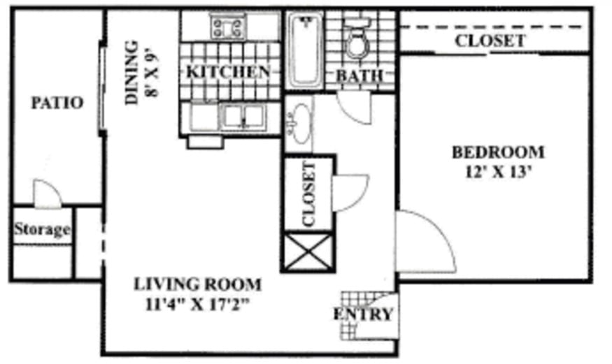 Amazing 1/1 value apartment home in north-central Austin