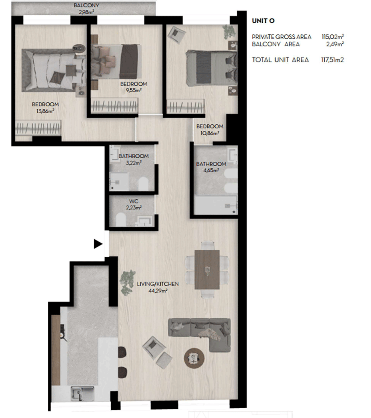 Elegant 3-Bedroom Apartment in the Heart of Porto – Steps from Downtown Charm