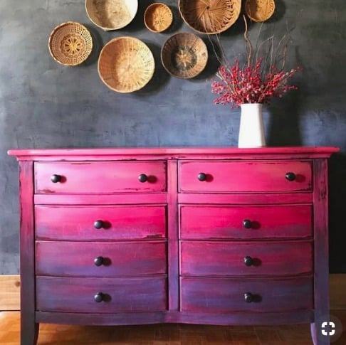 How to Paint Ombre with Chalk Paint by Annie Sloan