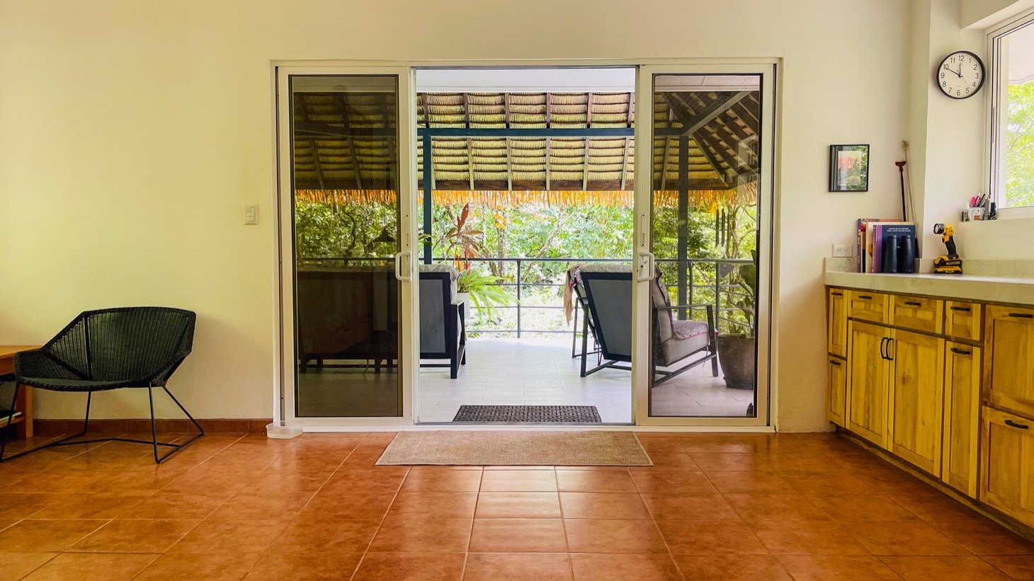 Modern House For Sale With Jungle View, Peaceful Stream, and Rental Cabins