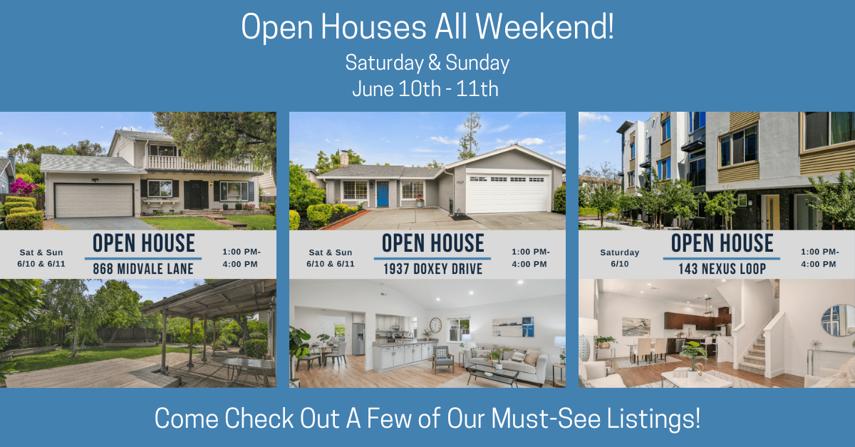 Open Houses All Weekend- Come Tour a Few of Our Must See Homes!