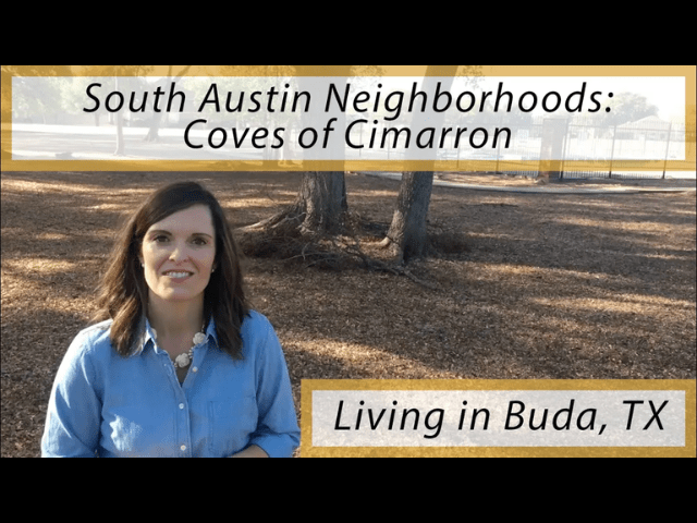 Buda Neighborhood: The Coves of Cimarron