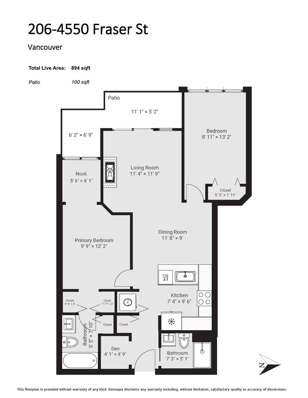 4550 Fraser St, #206