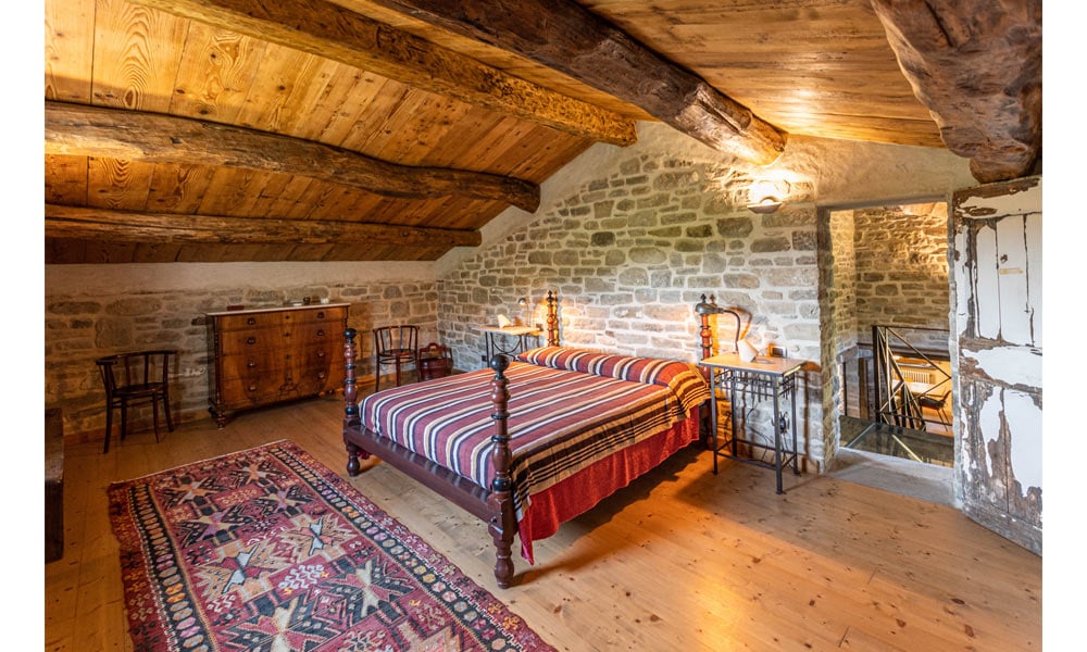 Stone Farmhouse Immersed In Nature