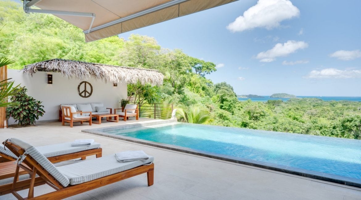 Modern Tropical Estate with Ocean & Sunset Views