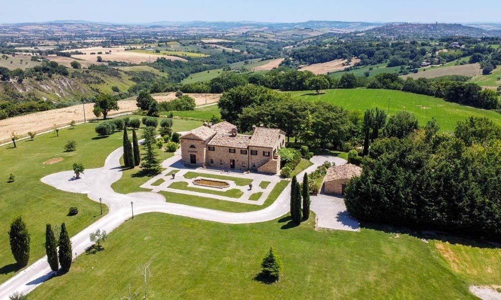 Monastery Near Treia With Golf Course And Pool