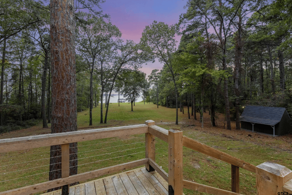 backyard view of lake