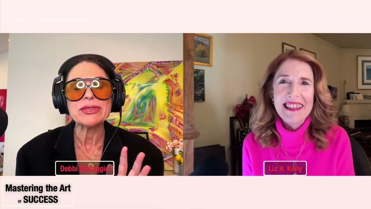 Award Winning PR Founder and Author Liz H Kelly with Debbi DiMaggio