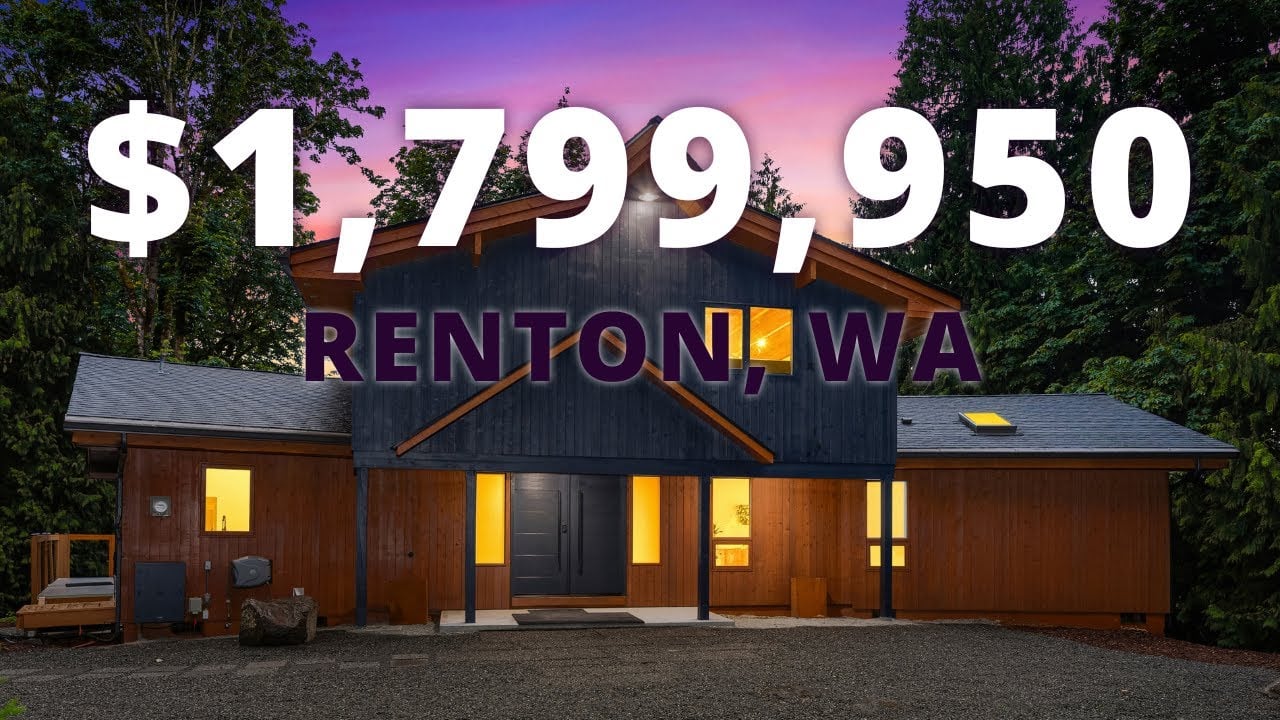 This Renton Estate is UNRIVALED: 5 Private Acres & Unforgettable Mt. Rainier Views