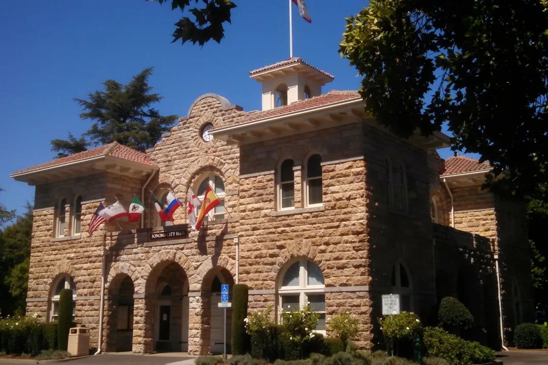 Historic Old City Hall Sonoma California
