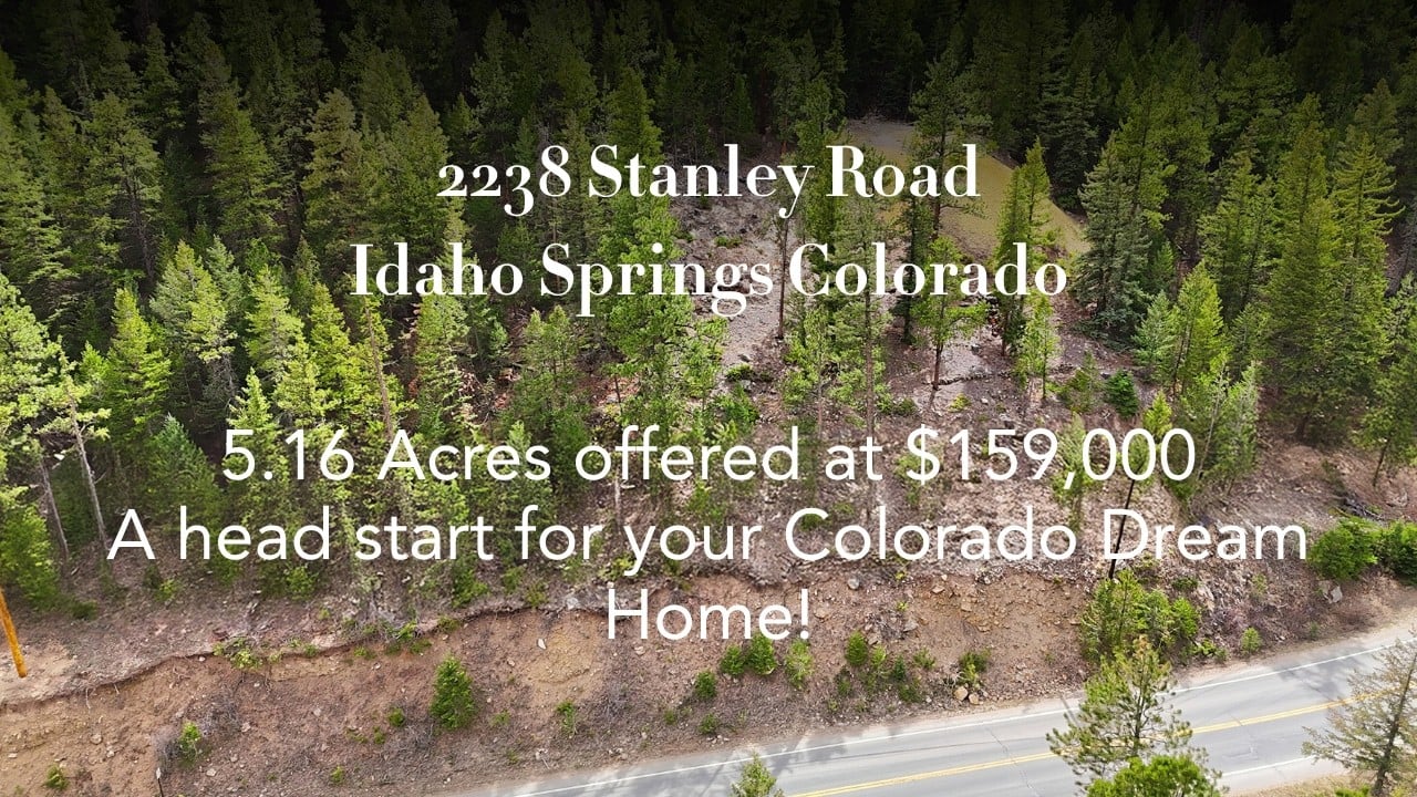 Vacant Lot for Sale in Idaho Springs - 2238 Stanley Road 5.16 Acres