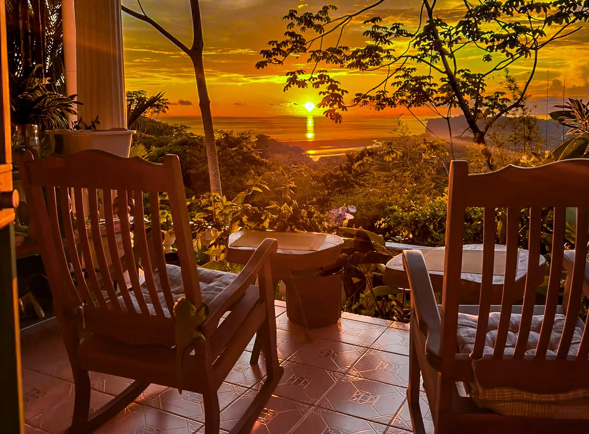 Ocean View Home for Sale in Ojochal with Pool & Jungle Views