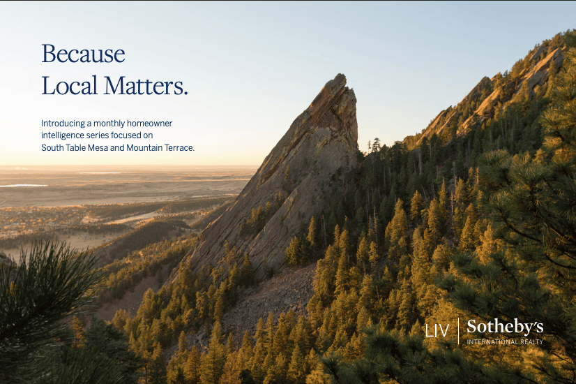 Introducing the South Table Mesa Homeowner Intelligence Series
