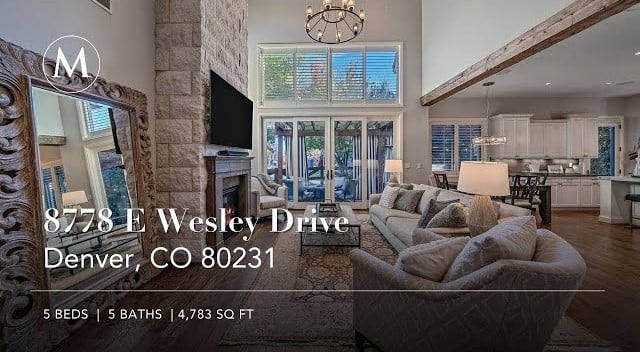Designer Tudor Home in Cherry Creek Country Club | 8778 E Wesley Drive
