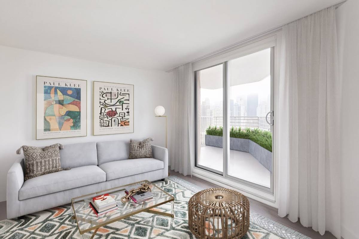 2BR with Enclosed Balcony on the East Side