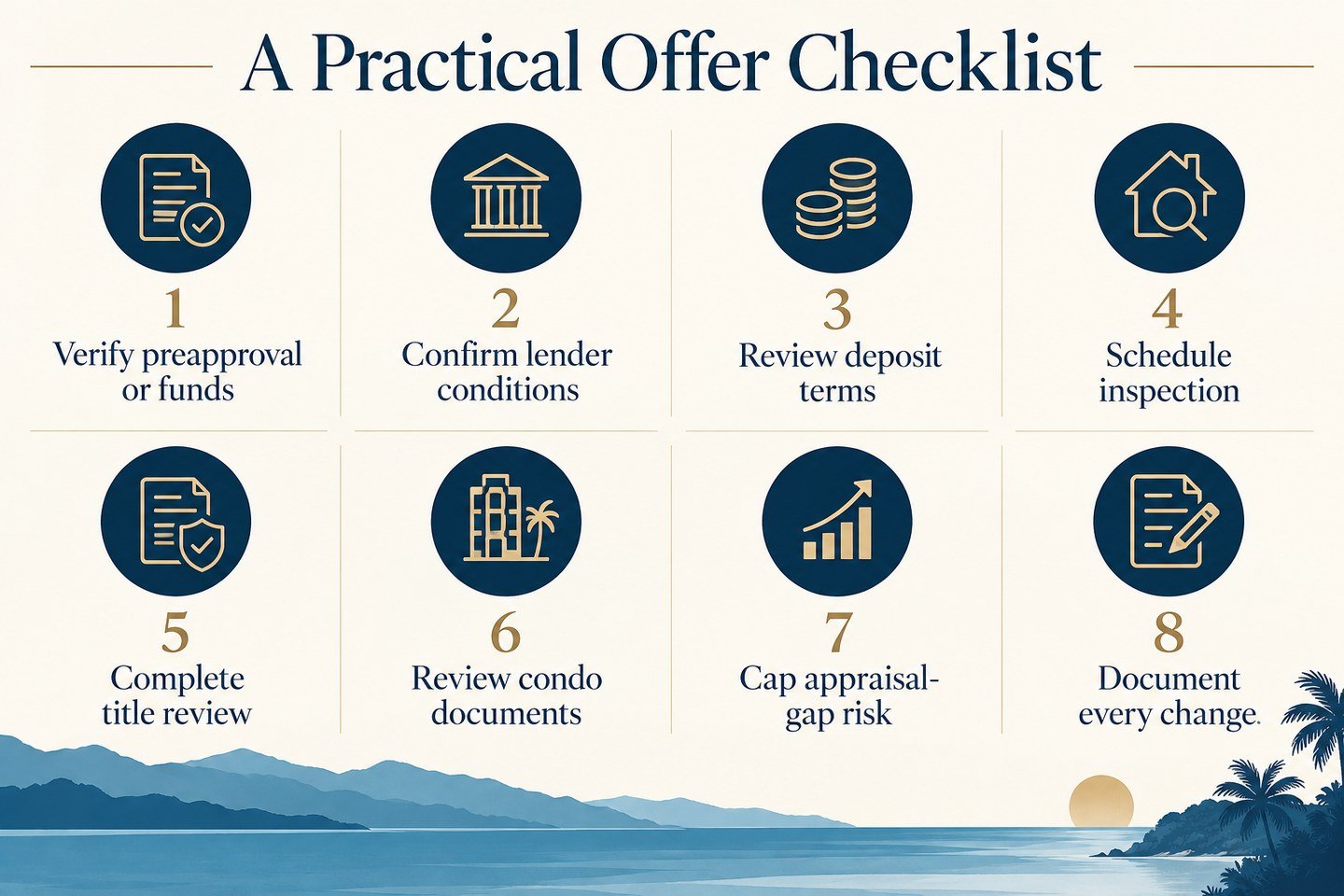 Practical checklist for a competitive Puerto Rico luxury real estate offer