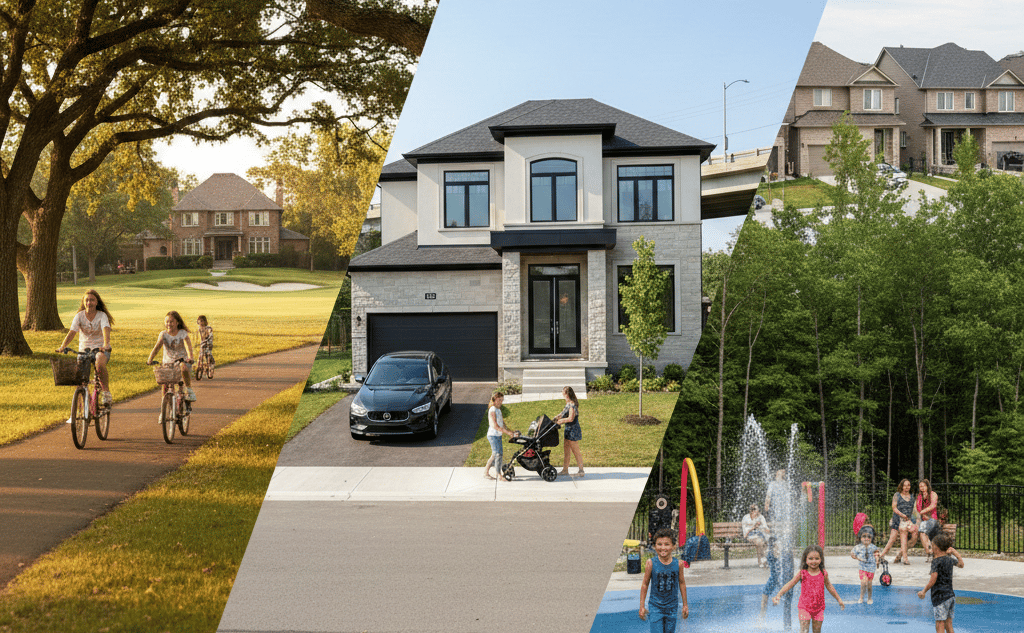 The Top Three Oakville Neighbourhoods for Modern Family Living