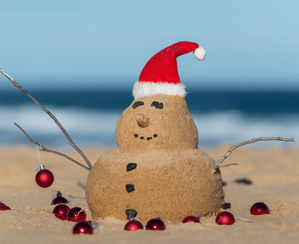 Sand Snowman Contest