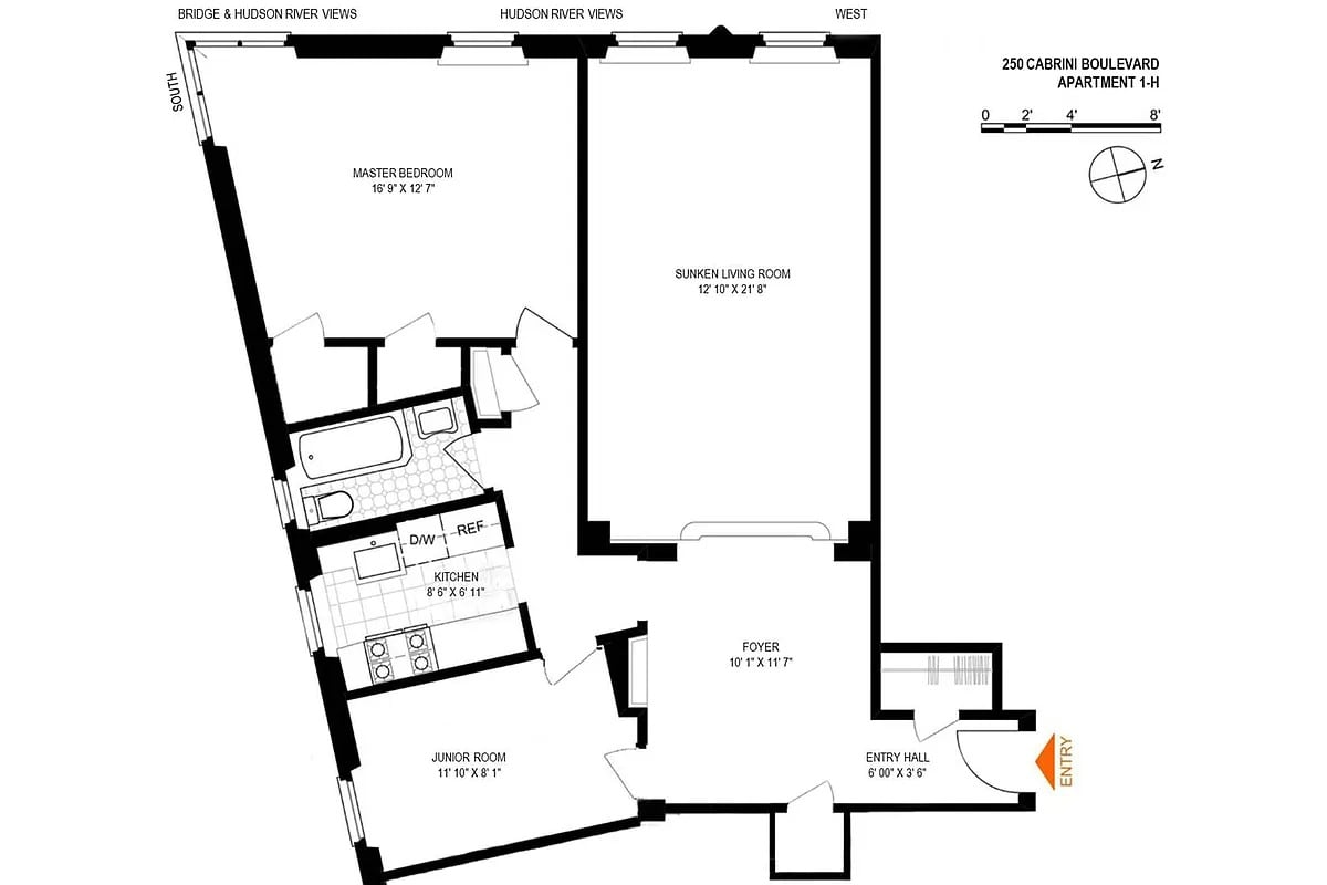 250 Cabrini Boulevard #1H