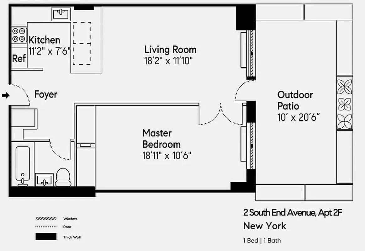 2 S End Avenue Apt. 2F