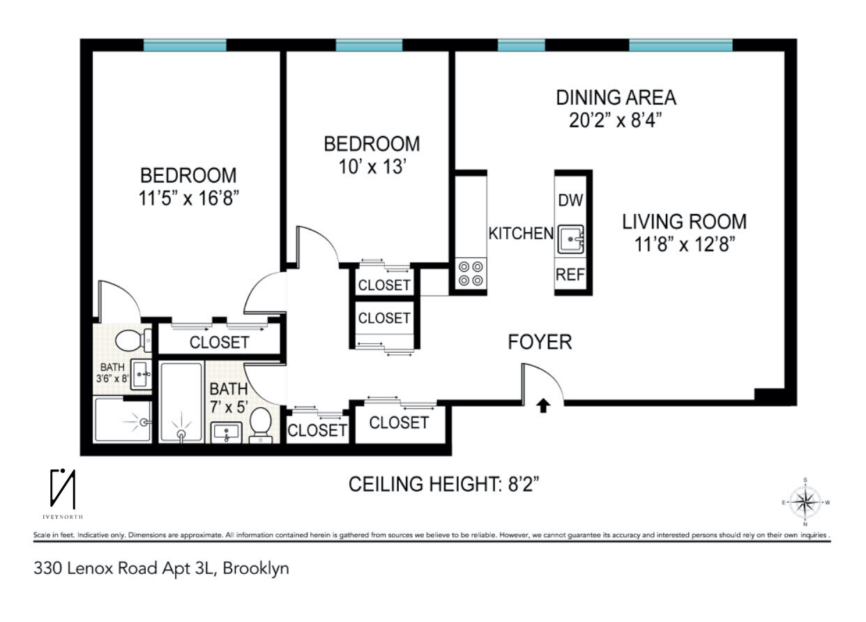 330 Lenox Rd, #3L